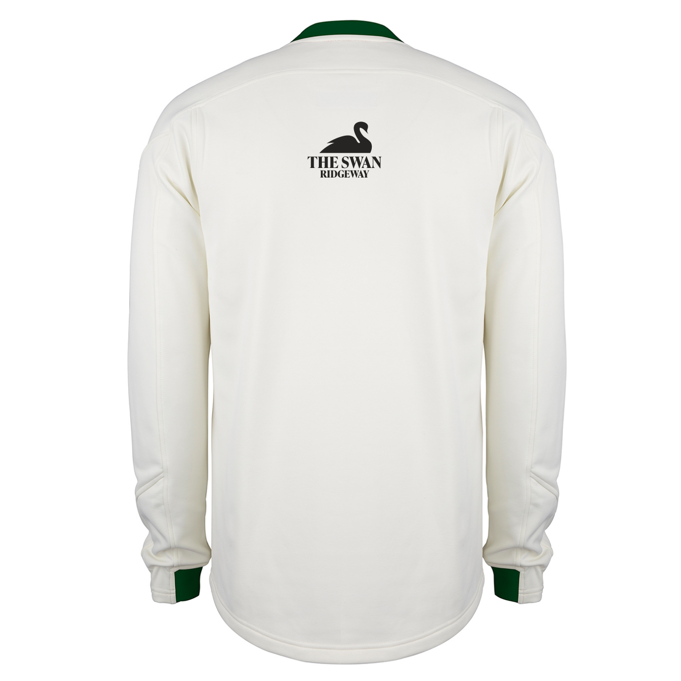 gray-nicolls-pro-performance-maglione-cricket-match-senior-avorio-verde-ridgeway image 2