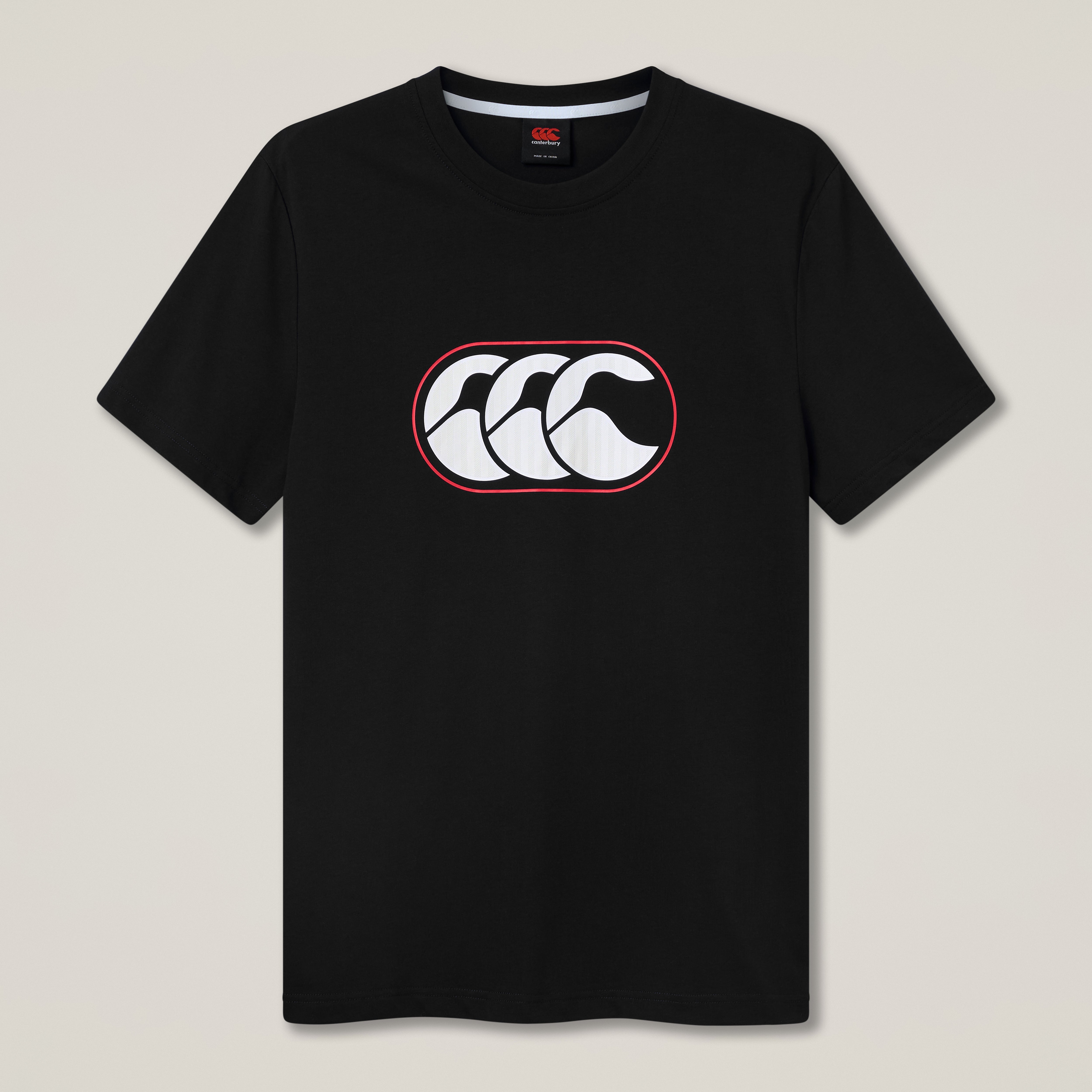 canterbury-rakaia-2-0-tee-t-shirt-rugby-junior-nera image 1