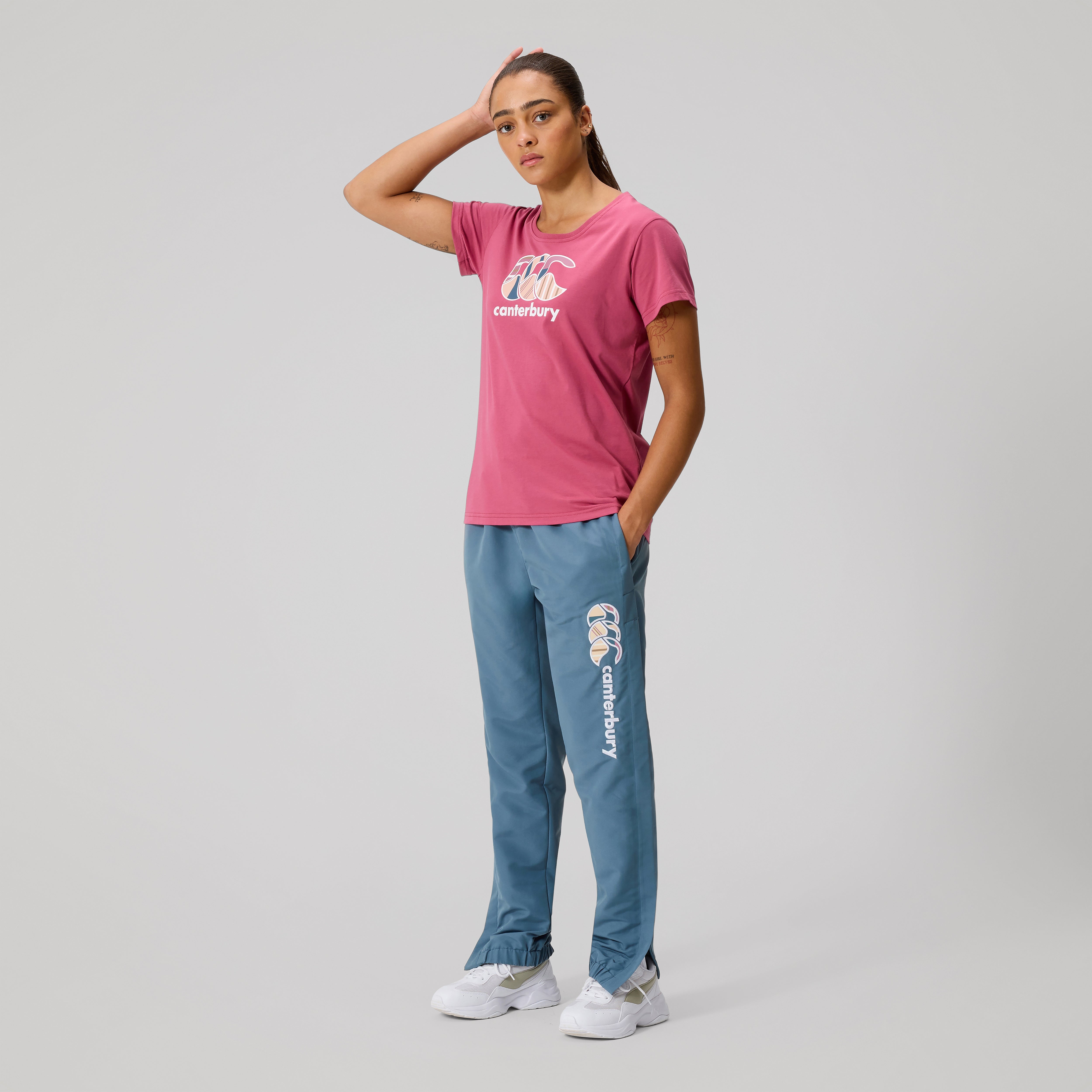 canterbury-pantaloni-uglies-stadium-donna-blu image 2