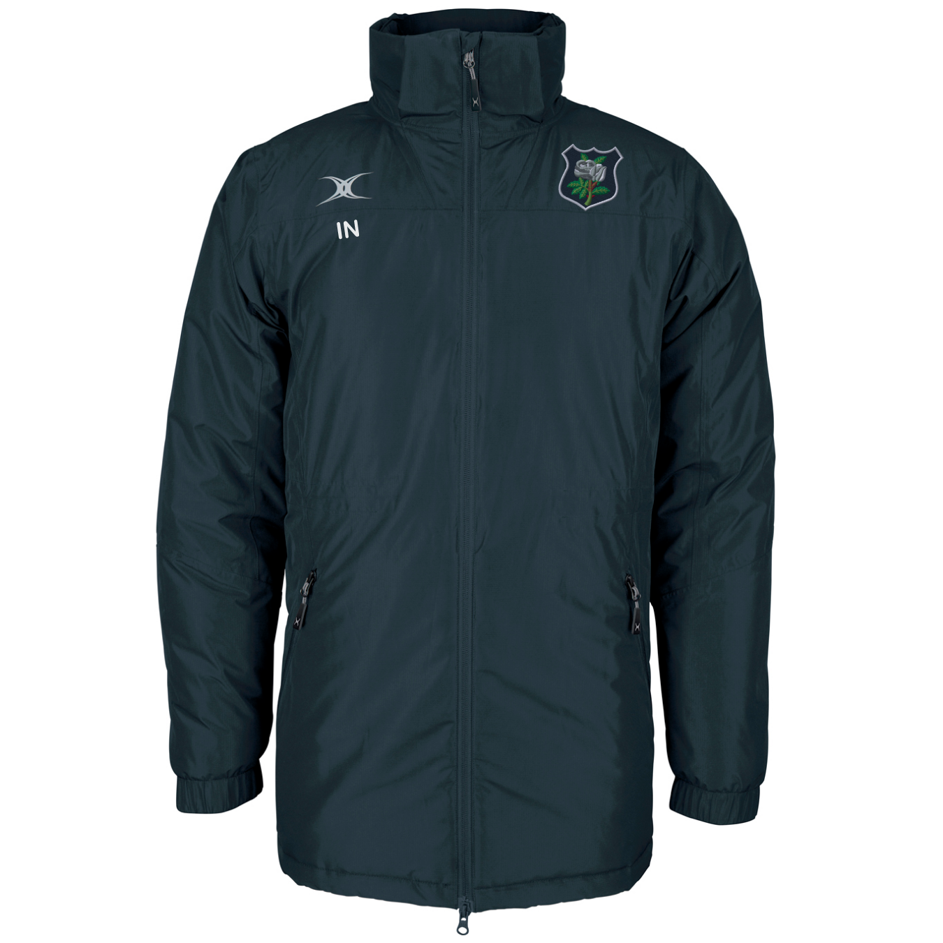 gilbert-rugby-yorkshire-rfu-pro-all-weather-jacket-blu-navy-allenatori-adulto image 2