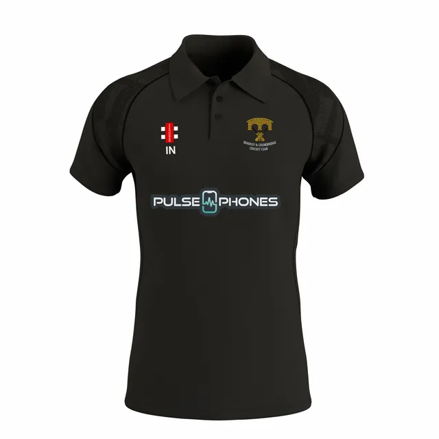 gray-nicolls-gts-polo-manica-corta-senior-nero-bradley-colnebridge-cc image 1
