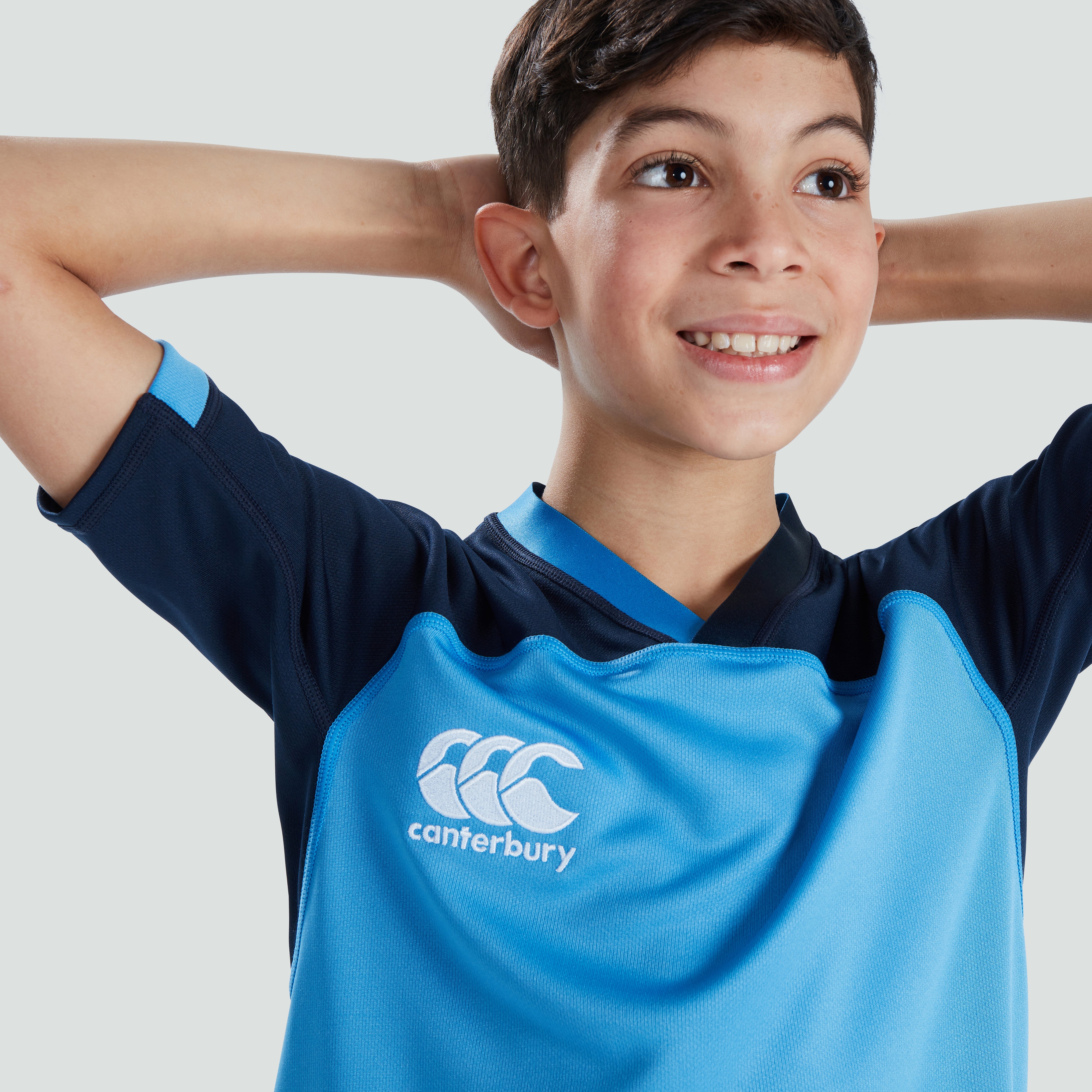 canterbury-vapodri-evader-jersey-junior-blu-maglia-rugby-bambino image 6
