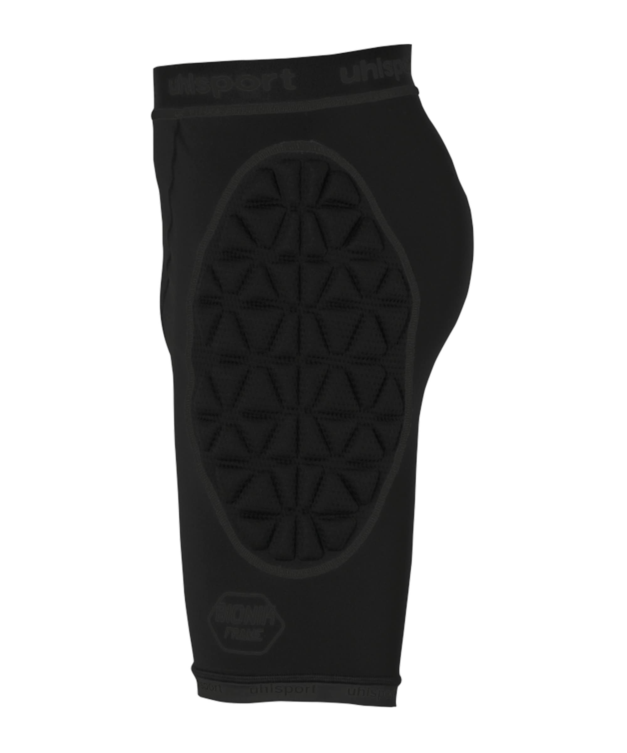 uhlsport-bionikframe-padded-short-black-edition-pantaloncini-imbottiti-portiere image 4