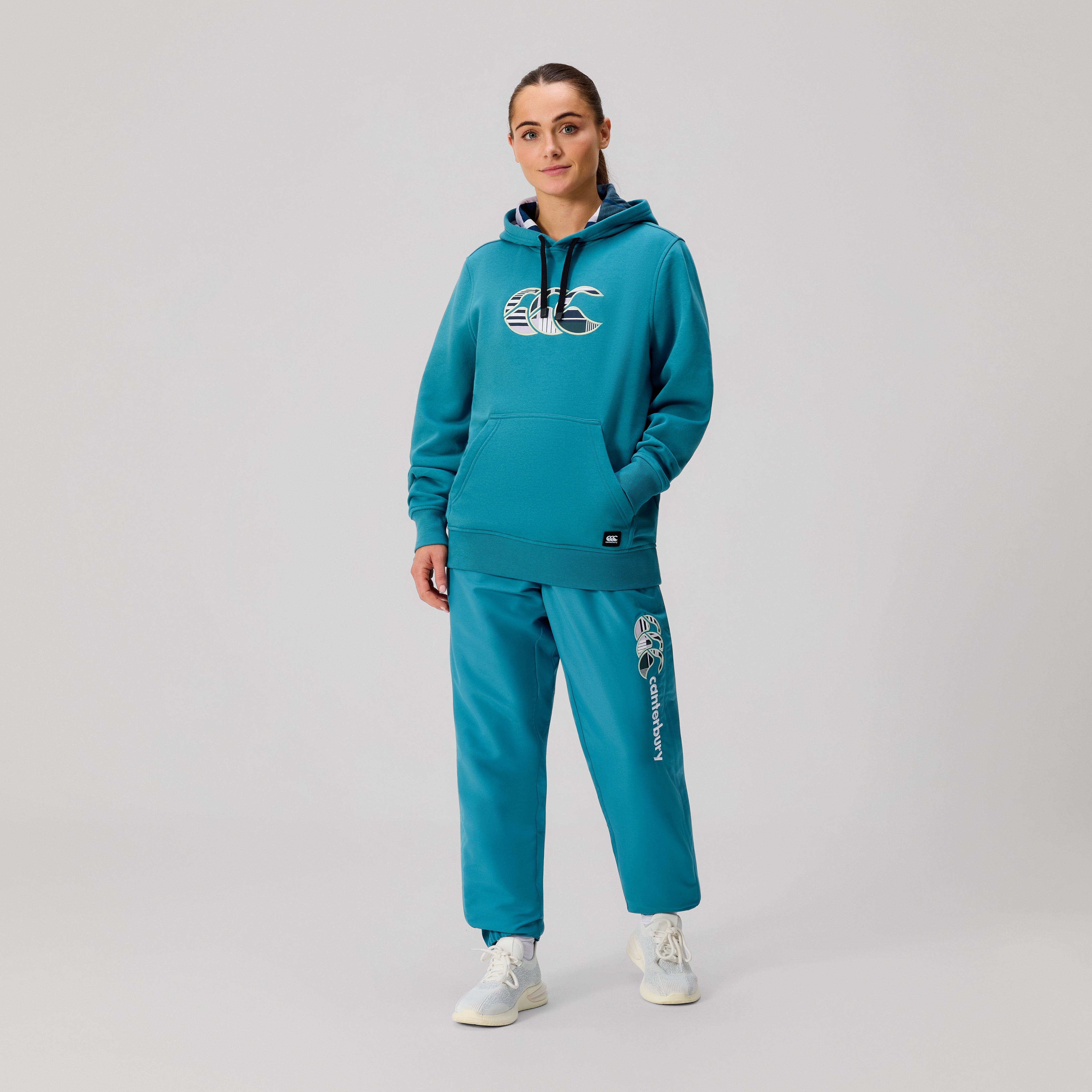 canterbury-uglies-felpa-con-cappuccio-donna-blu image 2
