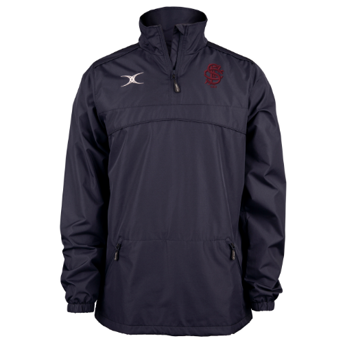 gilbert-rugby-photon-giacca-1-4-zip-bambino-blu-navy-sidcup-rfc image 1