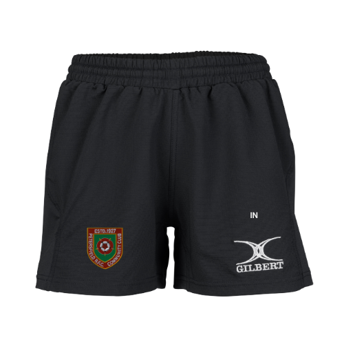 gilbert-rugby-petersfield-rfc-elite-shorts-donna-nero image 1