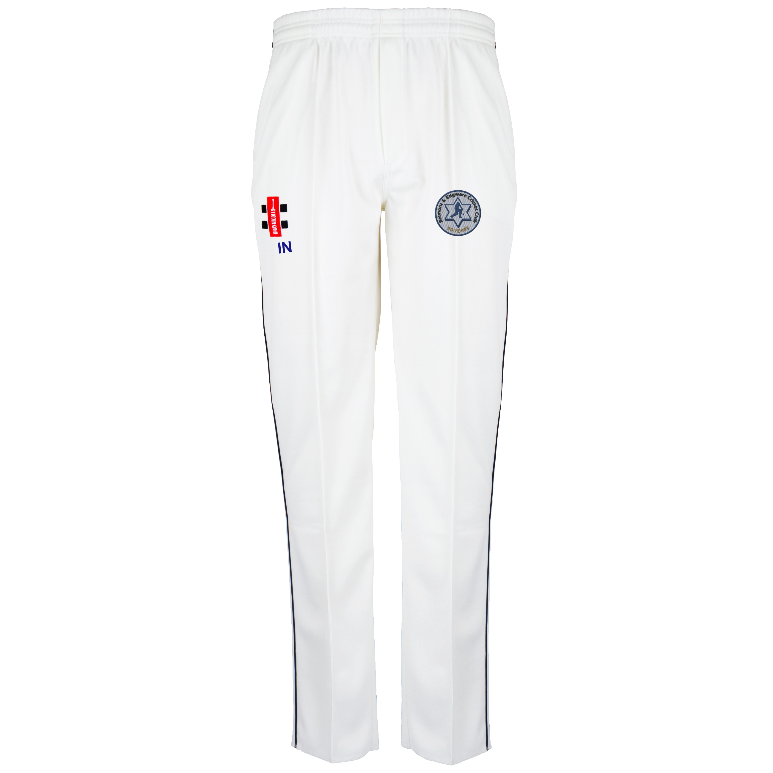 gray-nicolls-belmont-edgware-cc-senior-ivory-navy-matrix-v2-trousers image 1