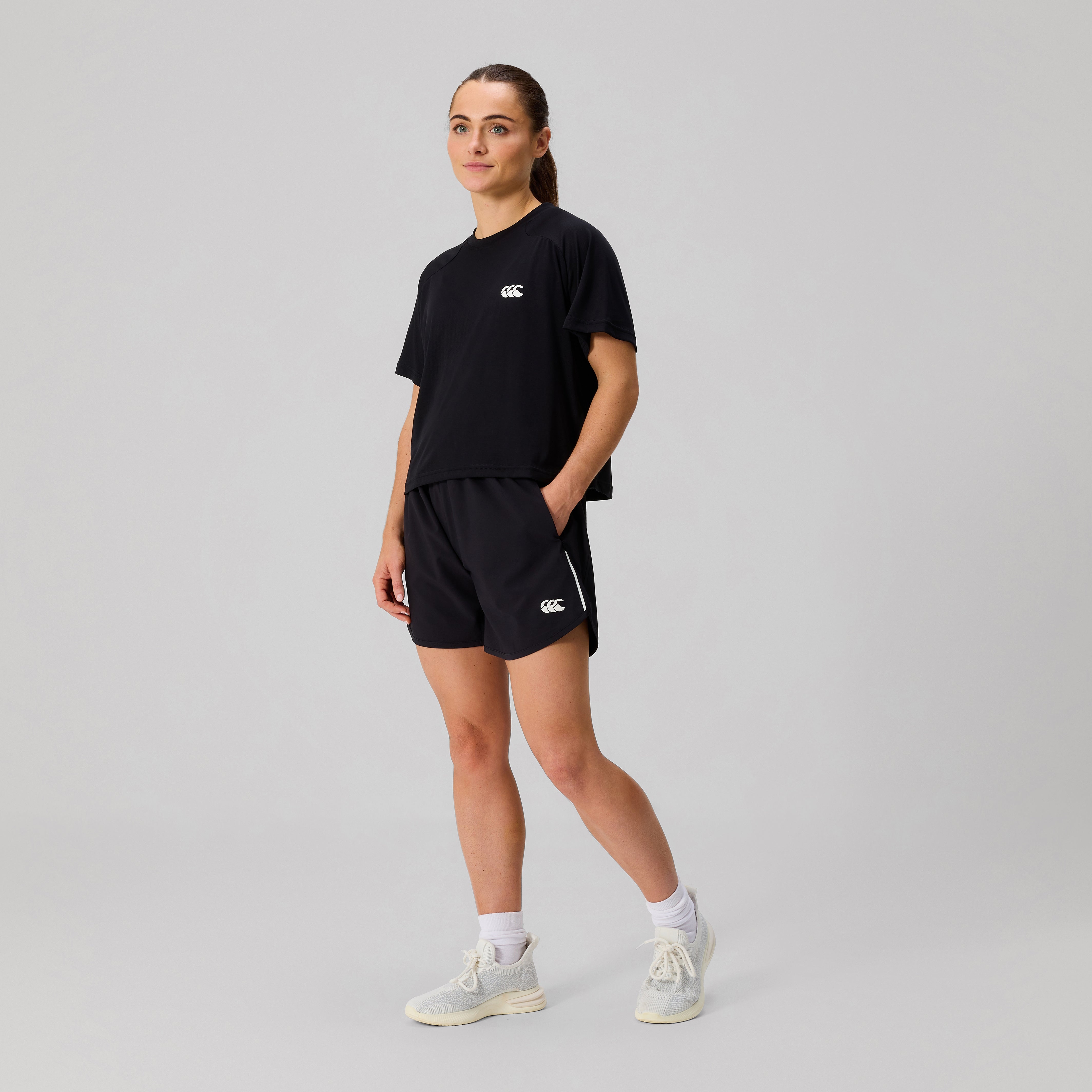 canterbury-tempo-training-short-donna-nero image 2