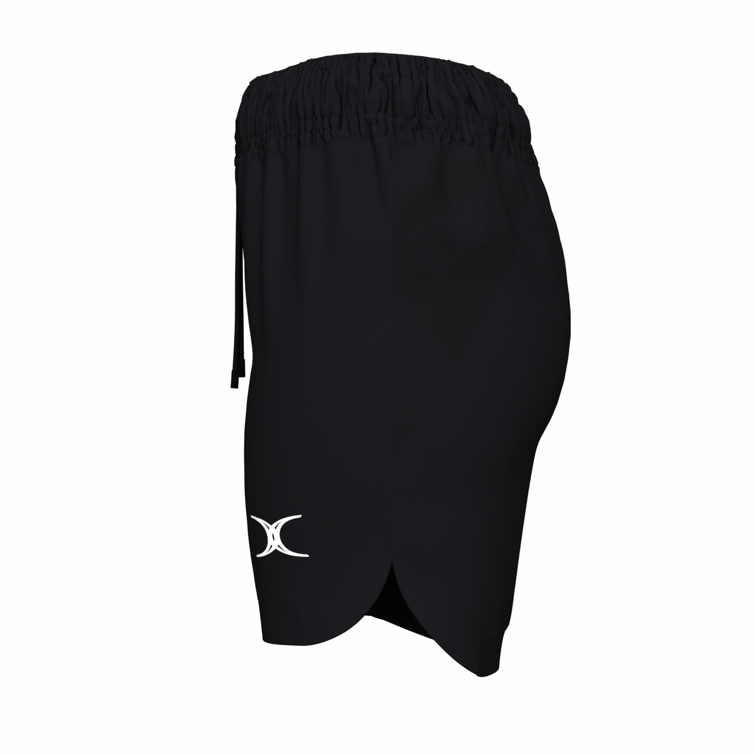 gilbert-rugby-gts-shorts-donna-nero-blu-navy-pantaloncini-performance image 3