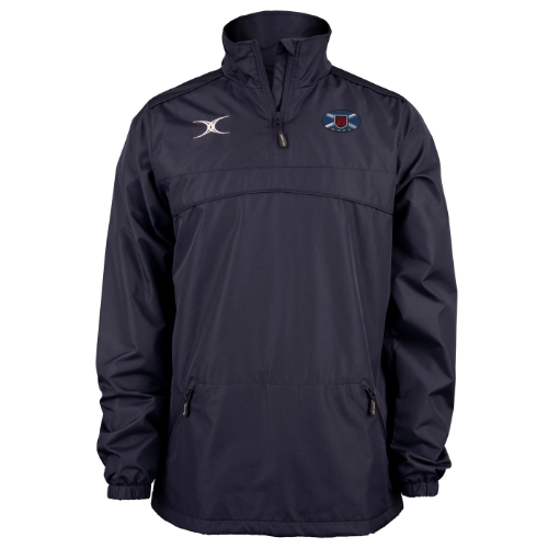 gilbert-rugby-murrayfield-wanderers-fc-photon-giacca-1-4-zip-bambino-blu-navy image 1
