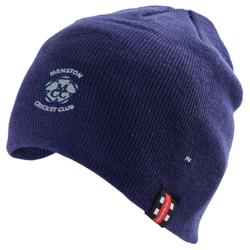 gray-nicolls-menston-cricket-club-senior-beanie-hat-dark-navy image 1