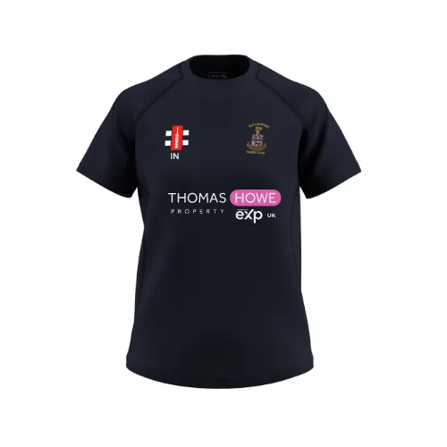 gray-nicolls-old-colfeians-cc-donna-gts-t-shirt-manica-corta-blu-navy image 1