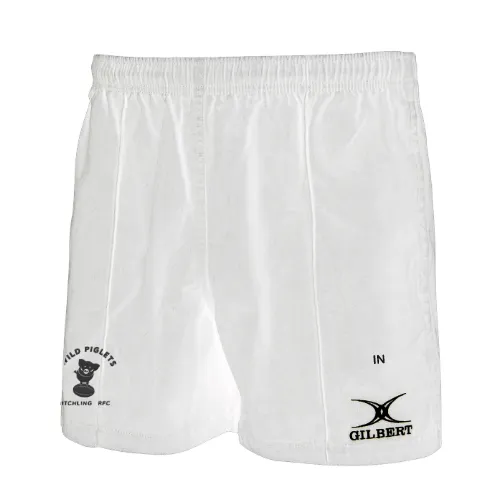gilbert-rugby-ditchling-rfc-pantaloncini-kiwi-pro-bambino-bianchi image 1