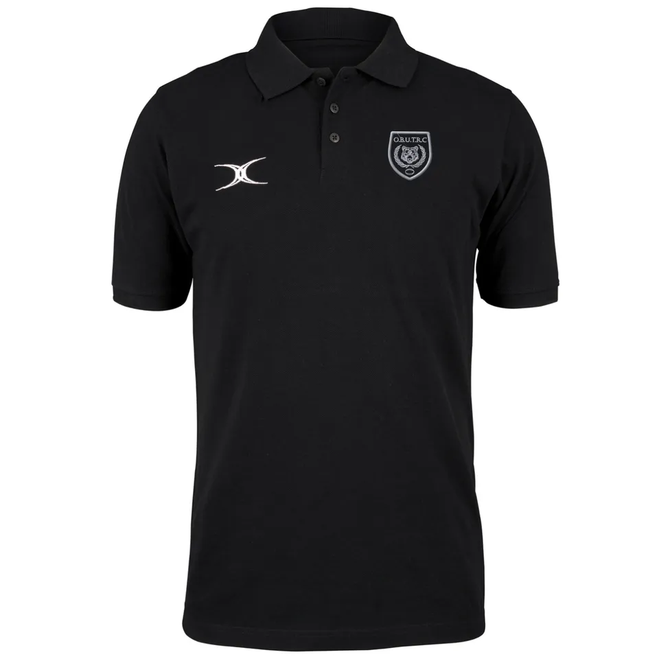 gilbert-rugby-oxford-brooks-university-trc-quest-polo-uomo-senior-nera image 1