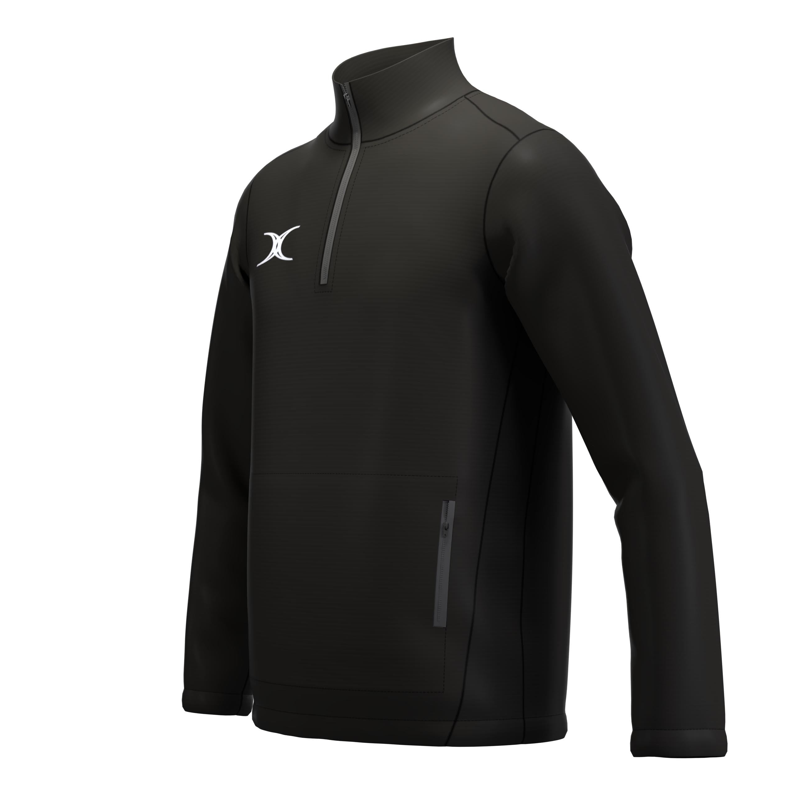 gilbert-rugby-atom-giacca-1-4-zip-junior-nero image 5