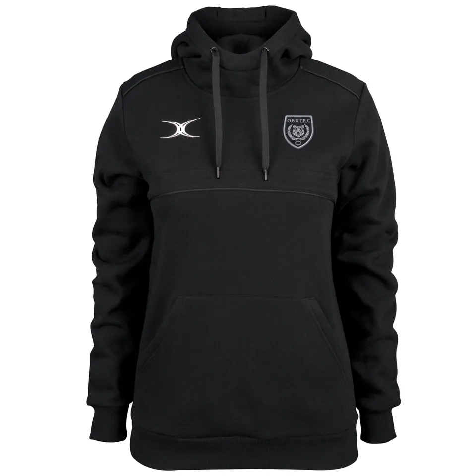 gilbert-rugby-oxford-brooks-university-trc-photon-felpa-con-cappuccio-nera-donna image 1