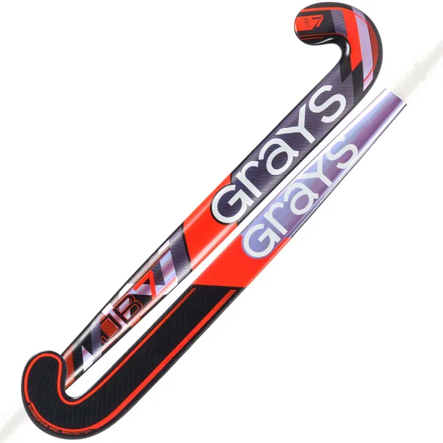 grays-jb-7-mazza-da-hockey-su-prato-composita-jumbow-maxi-viola-arancione image 1