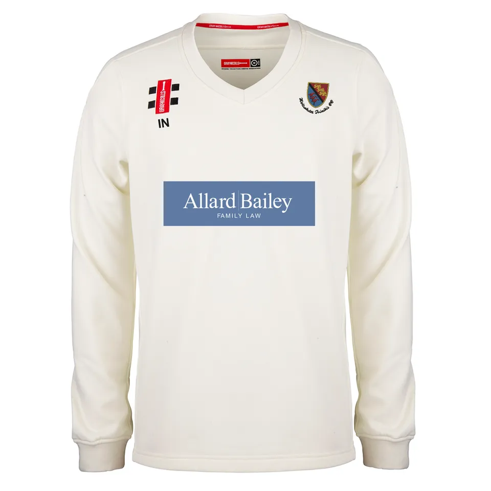 gray-nicolls-holtwhites-trinibis-cc-pro-performance-maglione-match-avorio image 1