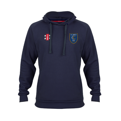 gray-nicolls-st-james-fury-junior-velocity-hoodie-navy-con-cappuccio image 1