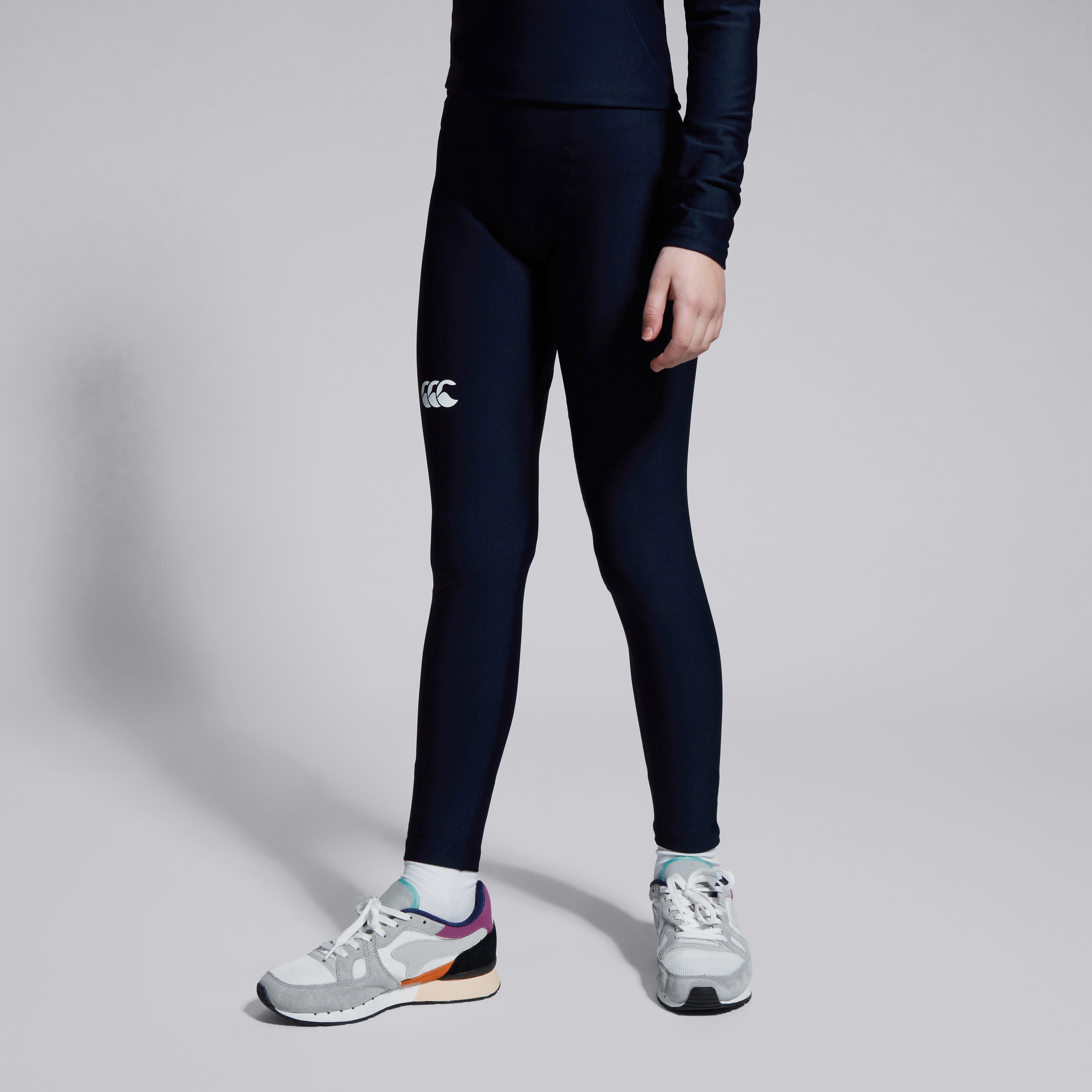 canterbury-thermoreg-leggings-termici-junior-unisex-blu-navy image 2
