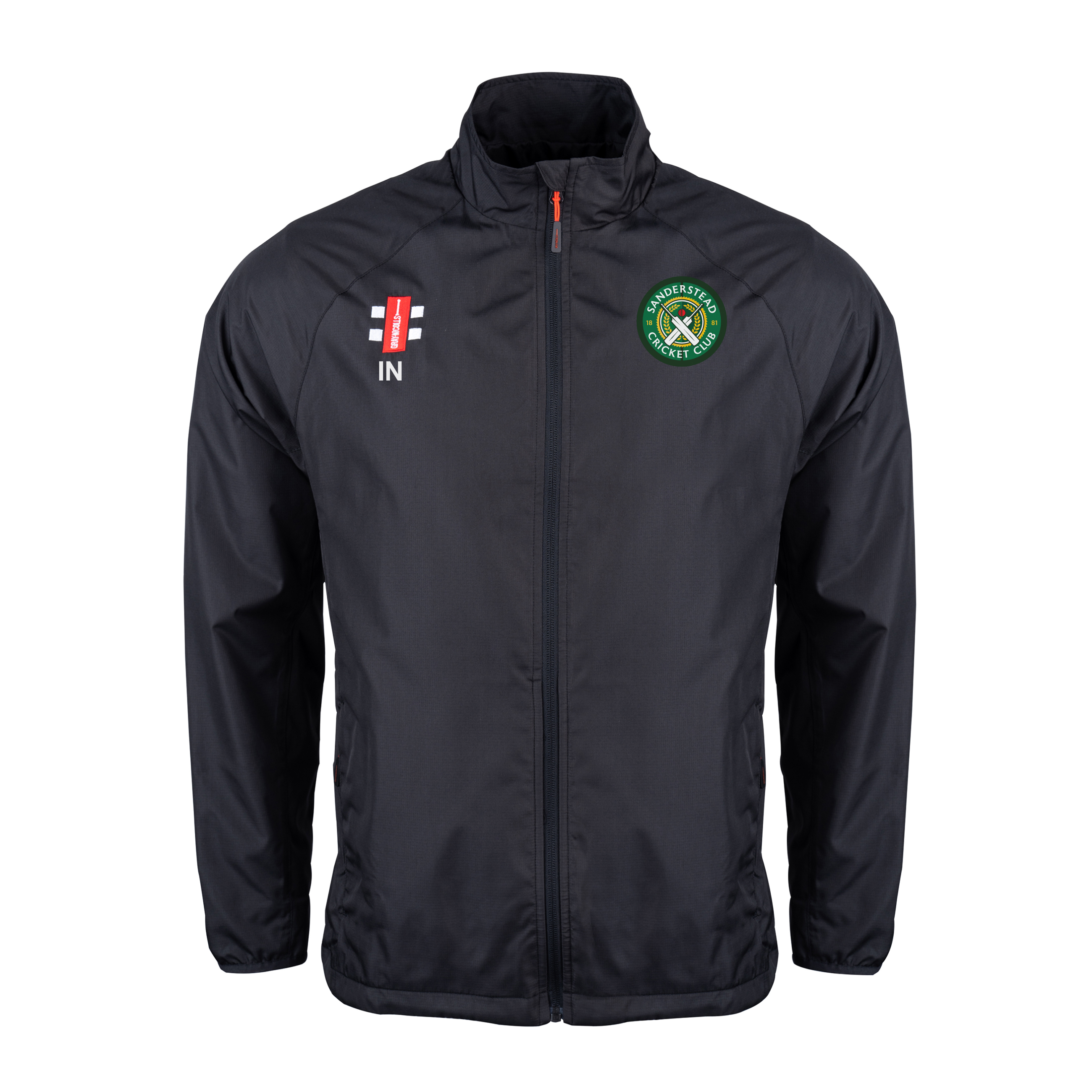gray-nicolls-velocity-giacca-antipioggia-junior-sanderstead-cc-nero image 1