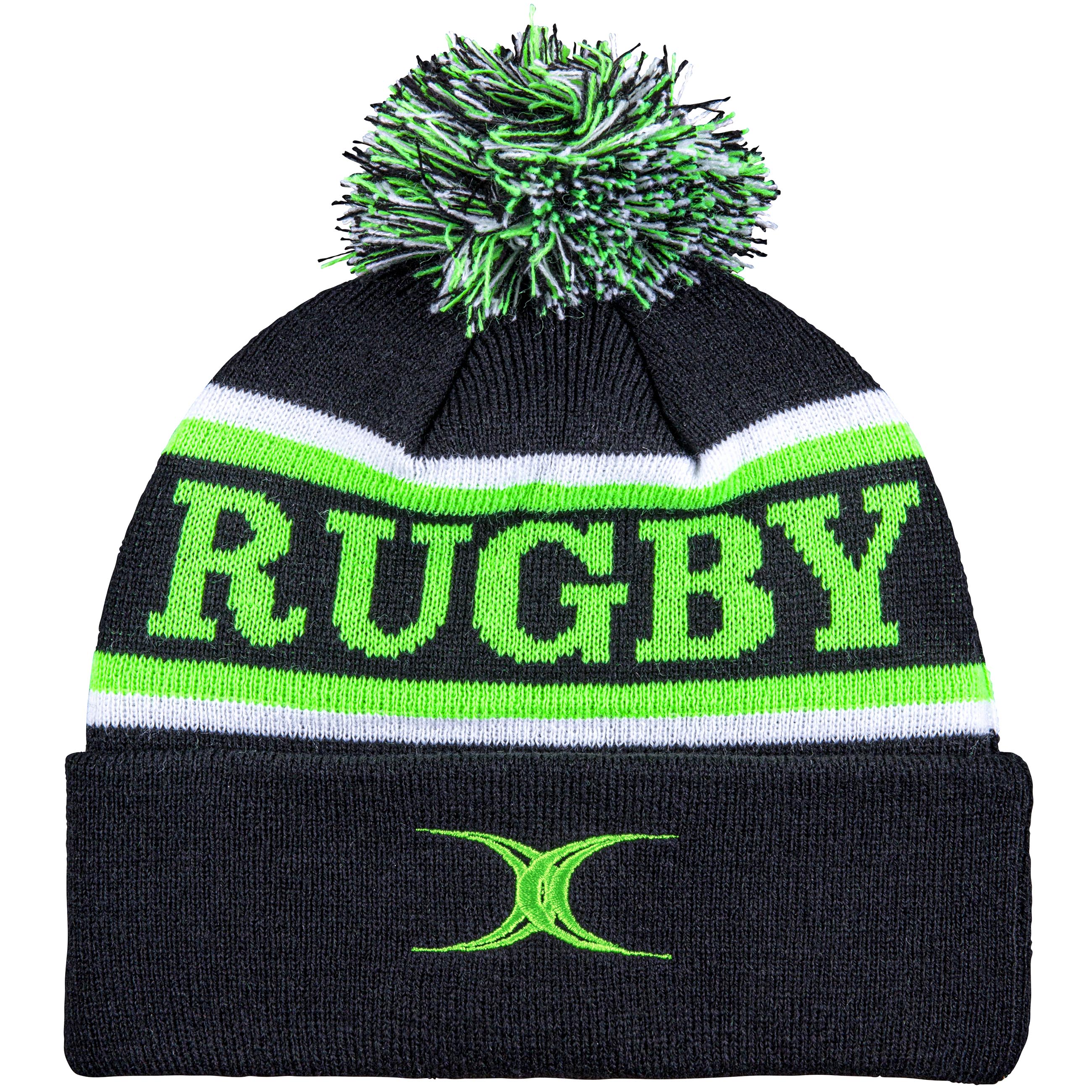 gilbert-rugby-bobble-hat-berretta-rugby-con-pon-pon-taglia-unica image 1