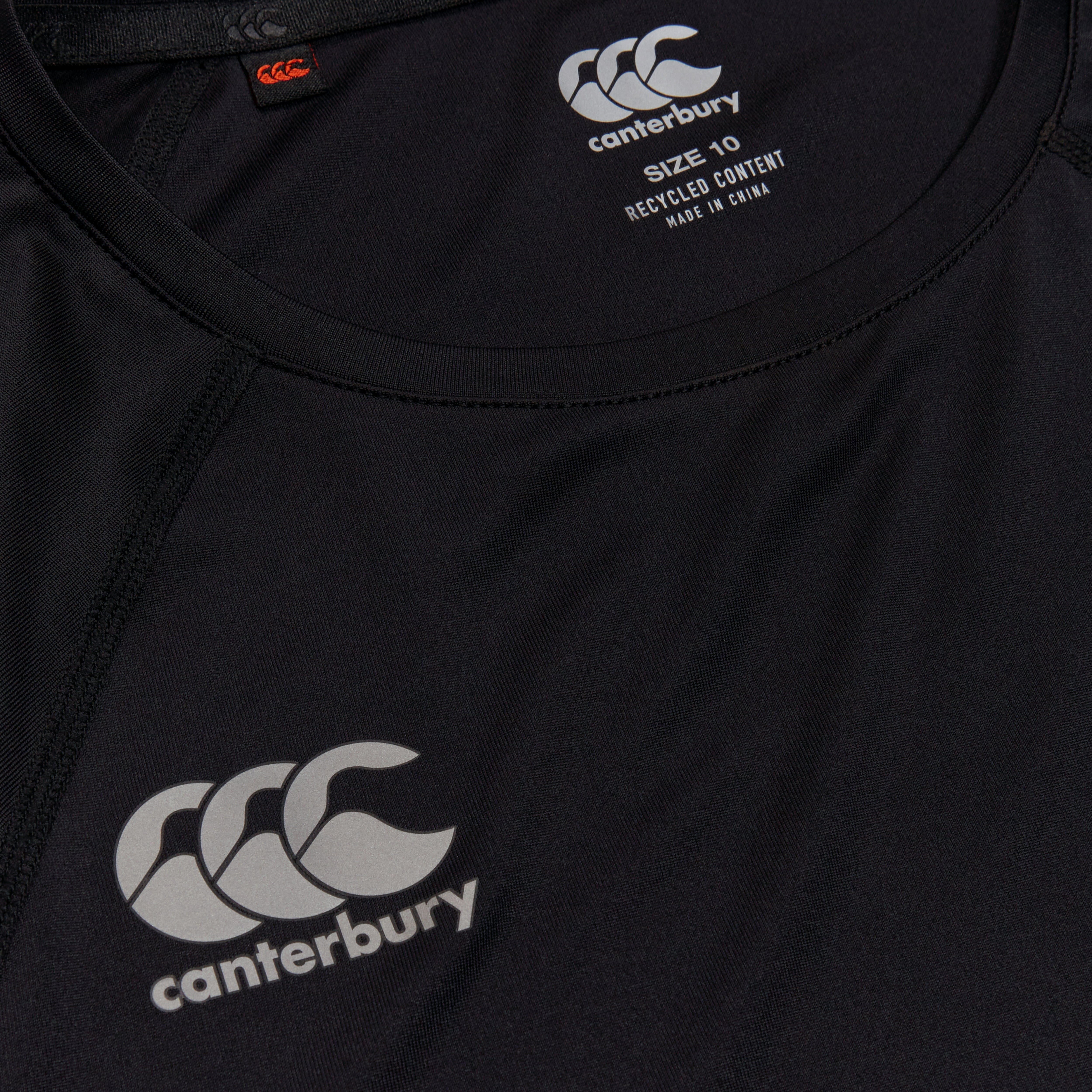 canterbury-superlight-t-shirt-training-donna-nero-manica-corta image 3