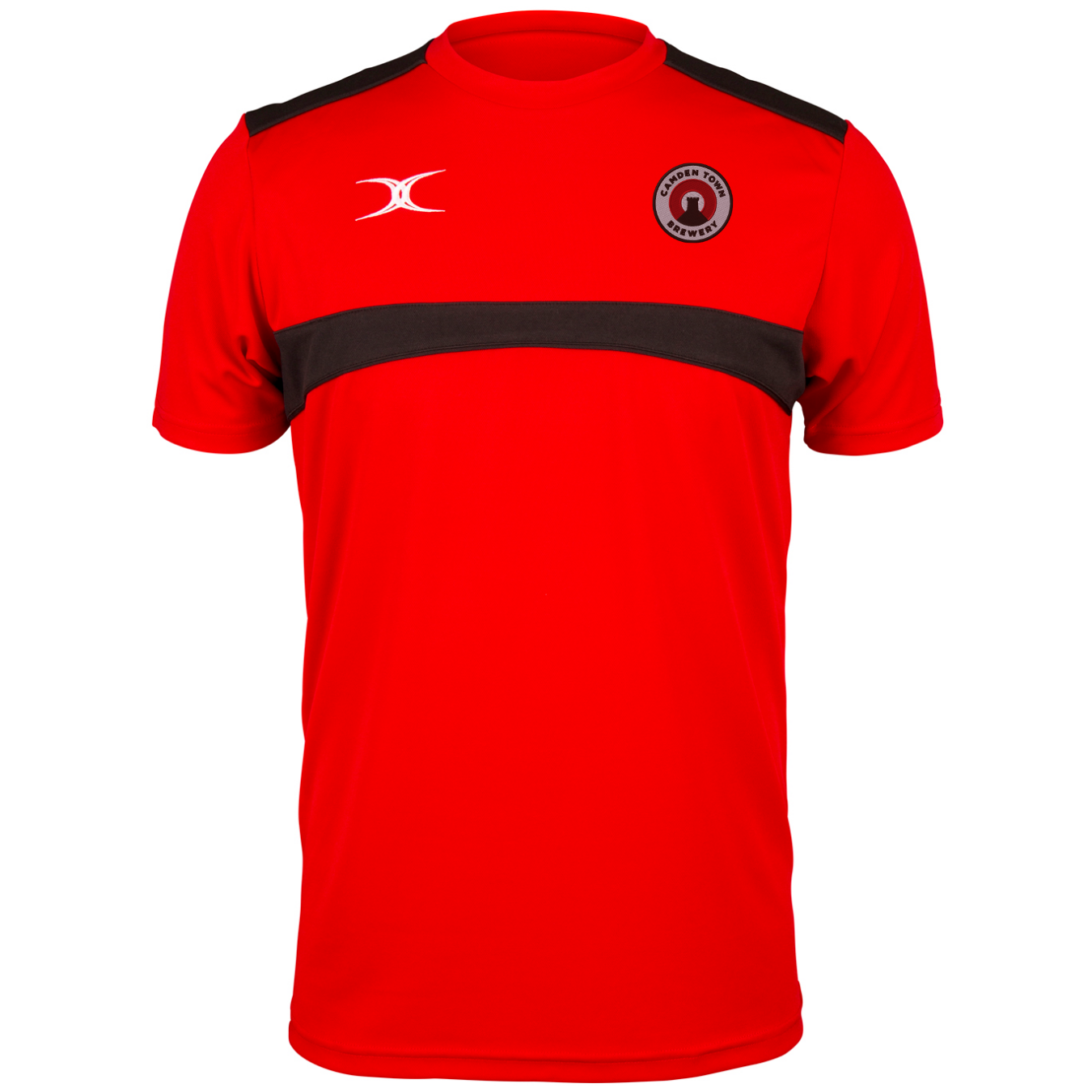 maglietta-gilbert-rugby-photon-camden-town-brewery-junior-rosso-nero image 1