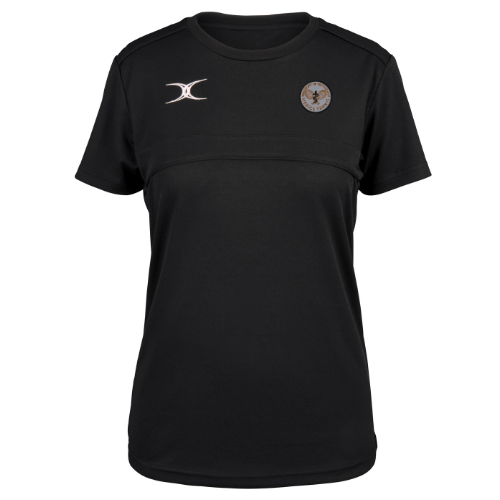 gilbert-rugby-nottingham-medics-tennis-photon-ii-t-shirt-donna-nero-a-maniche-co image 1