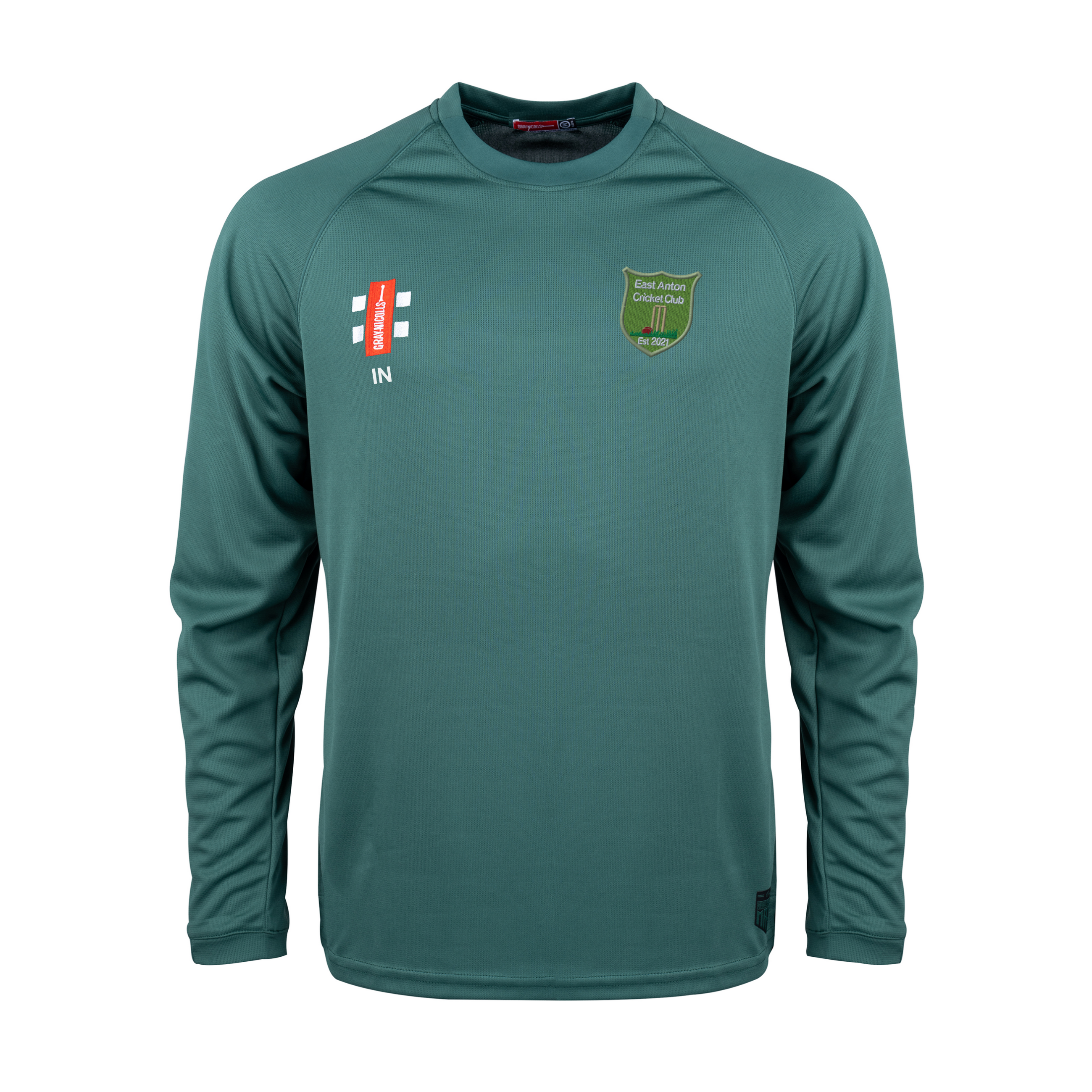 gray-nicolls-matrix-v2-maglia-manica-lunga-east-anton-cc-senior-verde image 1
