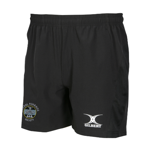 gilbert-rugby-leisure-short-senior-rydal-penrhos-rfc-nero image 1