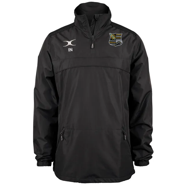 gilbert-rugby-photon-giacca-1-4-zip-uomo-nera-oadby-wyggestonians-rfc image 1