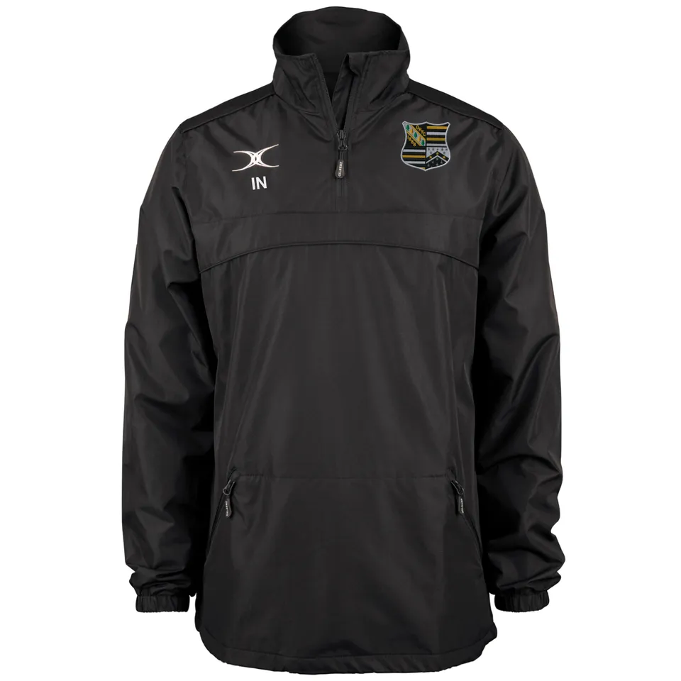 gilbert-rugby-photon-giacca-1-4-zip-uomo-nera-oadby-wyggestonians-rfc image 1