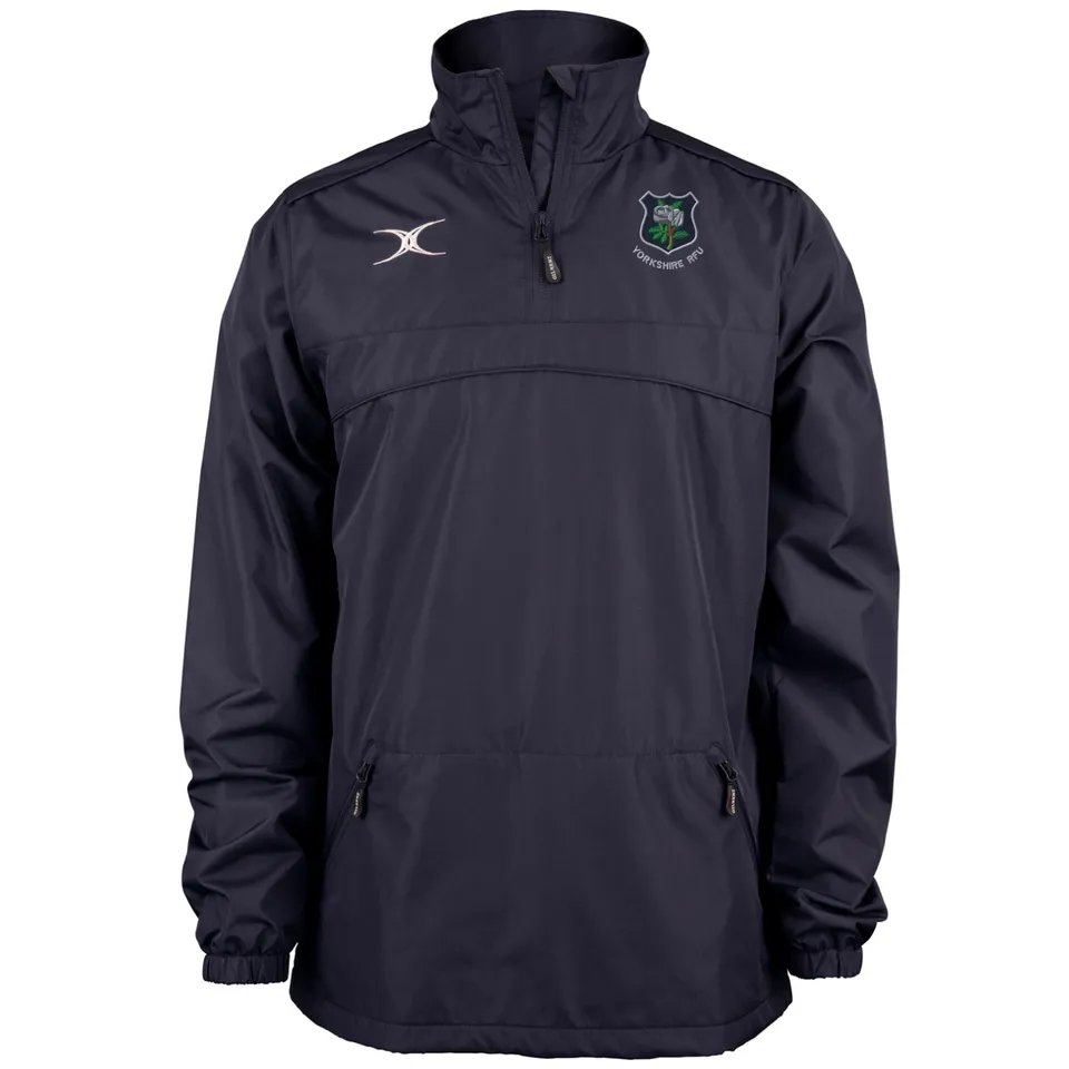 gilbert-rugby-photon-giacca-1-4-zip-uomo-adulto-yorkshire-pdg-blu-navy-scuro image 1