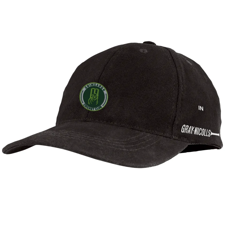 gray-nicolls-grimsargh-cricket-club-pro-fit-cappellino-adulto-nero image 1