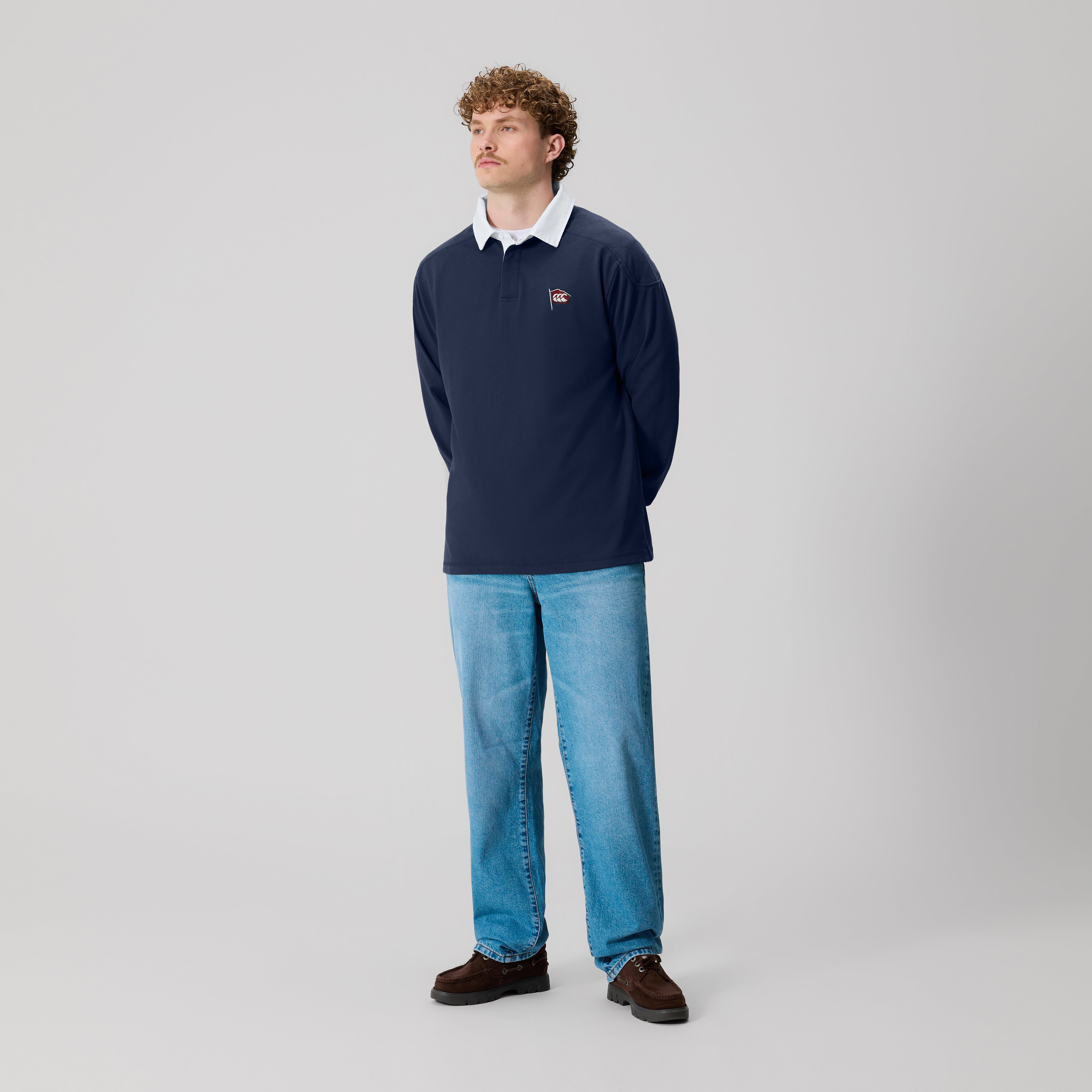 canterbury-the-rugby-jersey-maglia-rugby-uomo-blu-navy image 3