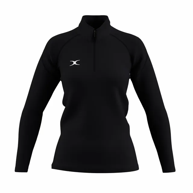 gilbert-rugby-gts-pile-donna-1-4-zip-collo-alto image 1