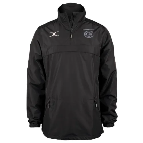 gilbert-rugby-cumbernauld-rfc-junior-photon-giacca-1-4-zip-nero image 1