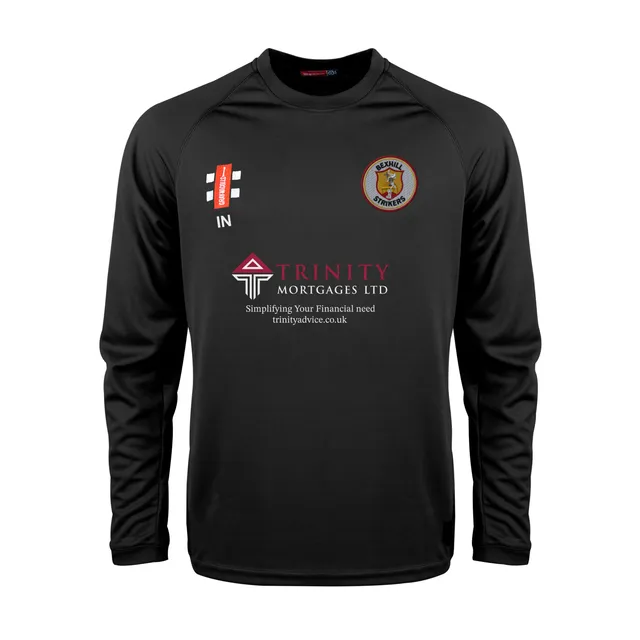 gray-nicolls-bexhill-strikers-senior-matrix-v2-maglia-manica-lunga-nero image 1