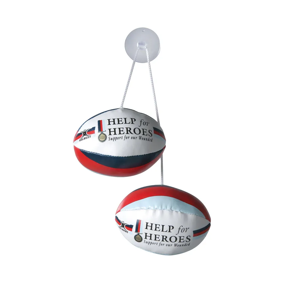 gilbert-rugby-help-for-heroes-dangle-set-mini-palline-supporter image 1