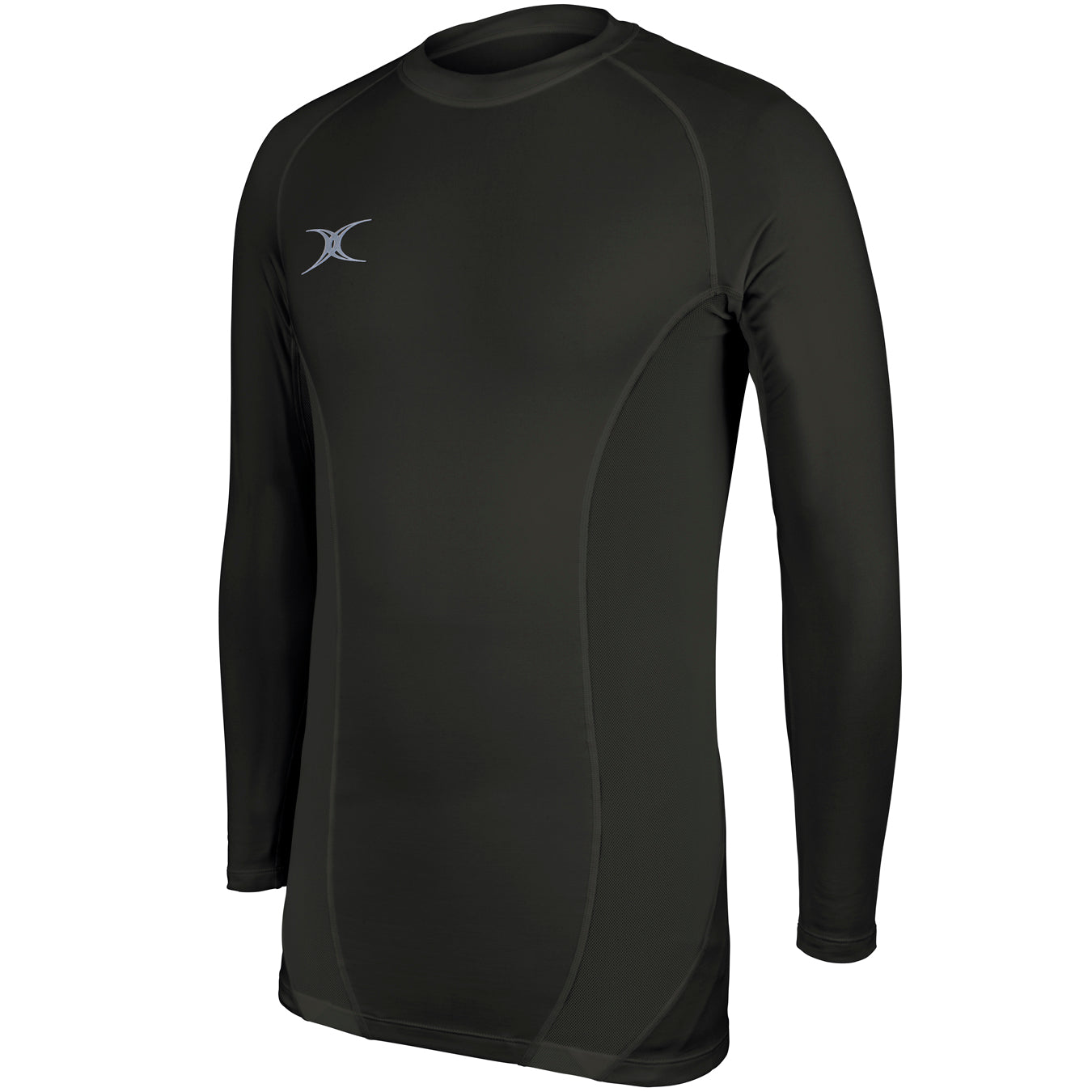 gilbert-rugby-atomic-x-baselayer-adulto-newcastle-staffs-rufc-nero image 2