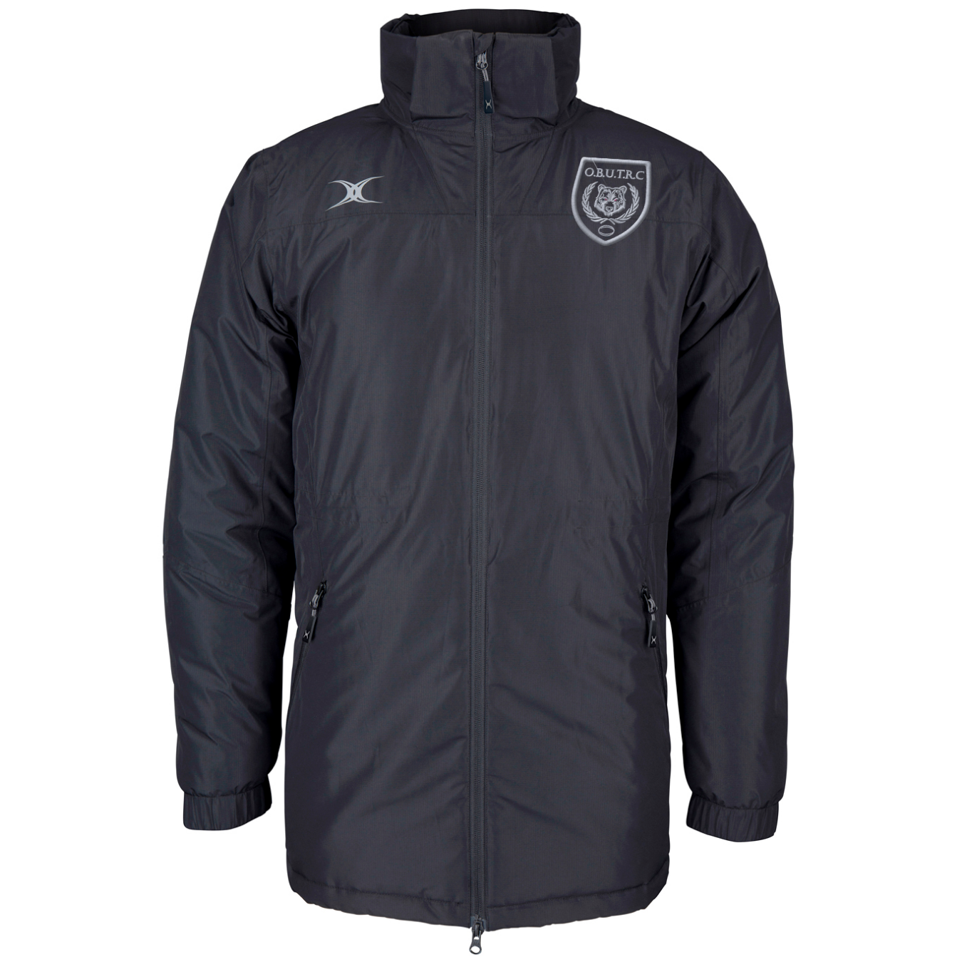 gilbert-rugby-oxford-brooks-university-trc-senior-giacca-pro-all-weather-nera image 2