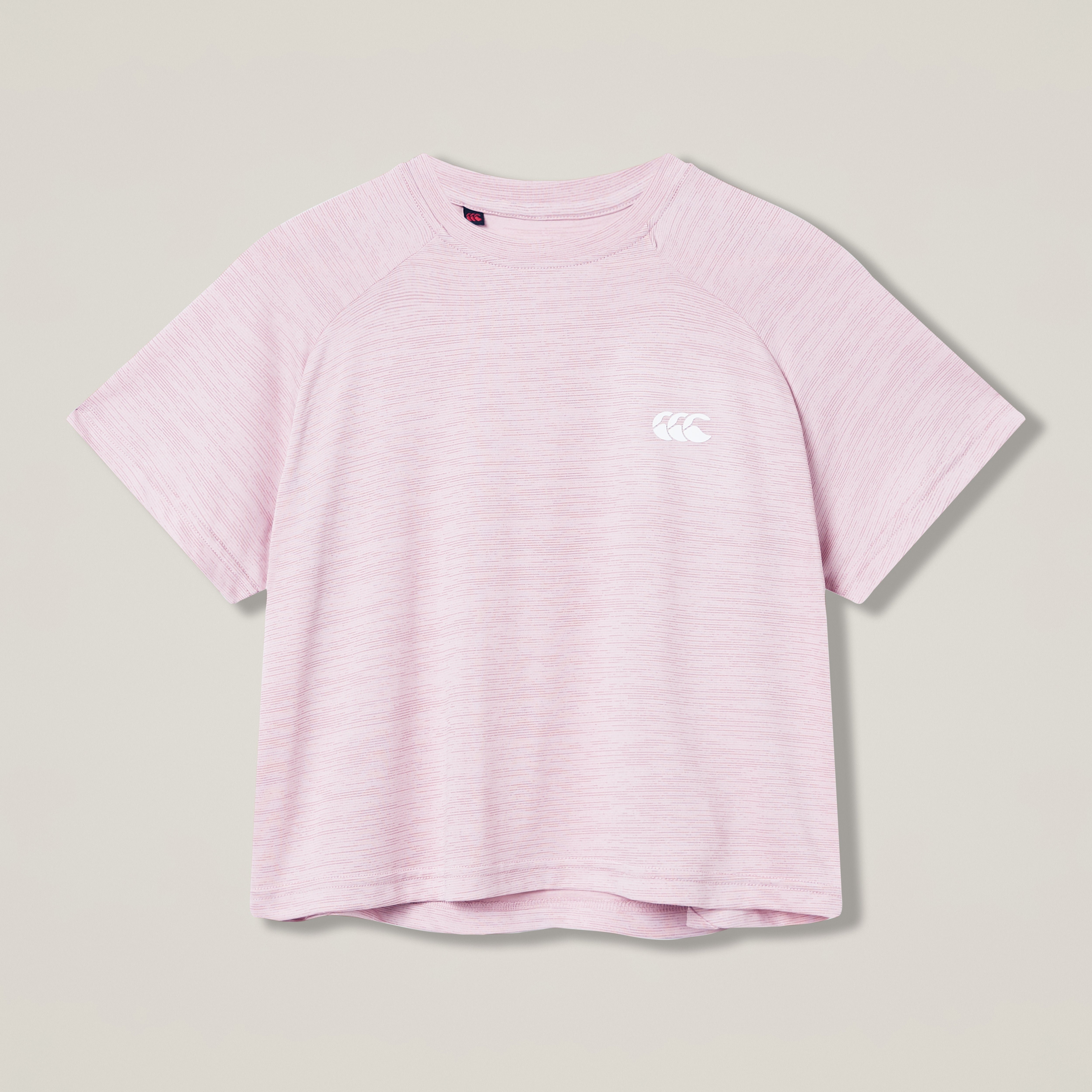 canterbury-tempo-tee-donna-rosa-t-shirt-cropped-training image 1