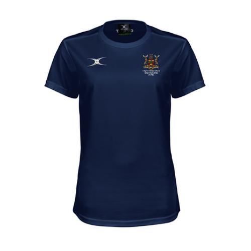 gilbert-rugby-nottingham-corsairs-rfc-photon-ii-t-shirt-donna-manica-corta-blu-n image 1