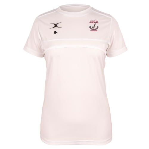 gilbert-rugby-whitley-bay-rockcliff-rfc-photon-ii-t-shirt-donna-bianca-manica-co image 1