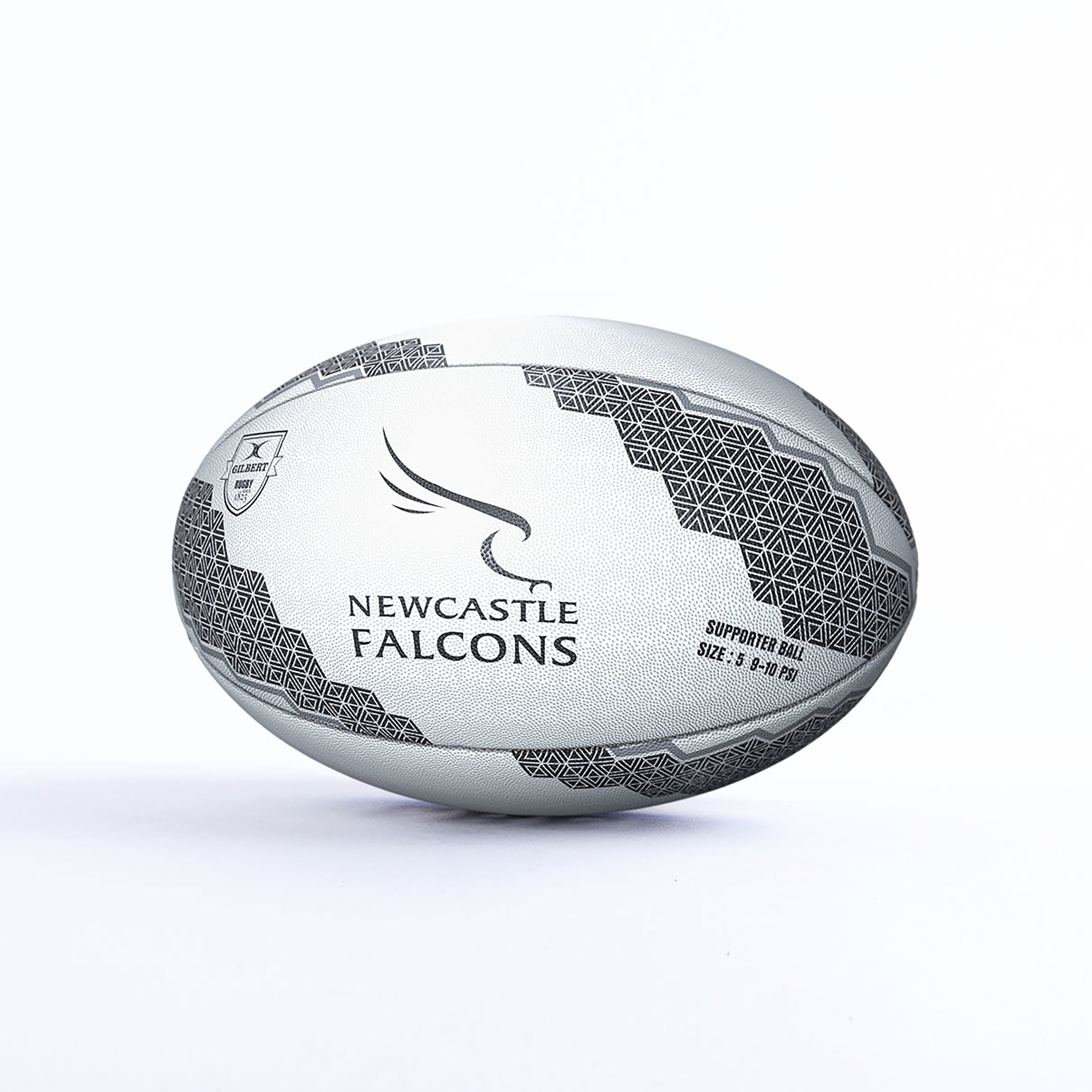gilbert-rugby-pallone-supporter-newcastle-falcons-misure-4-5 image 2