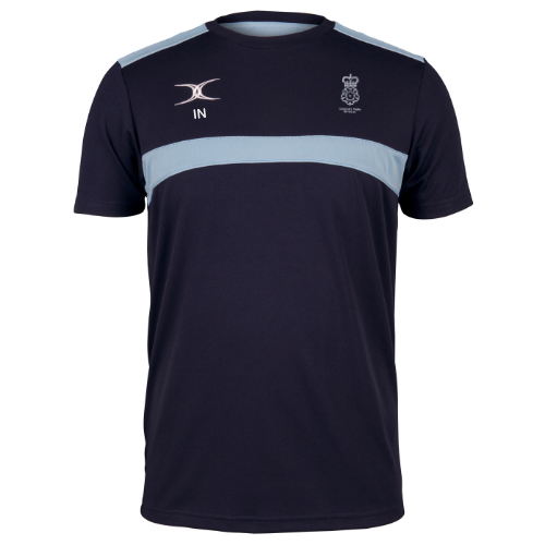 gilbert-rugby-hampshire-referees-adult-photon-t-shirt-blu-navy-azzurro image 1