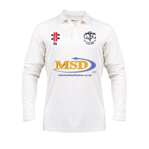 gray-nicolls-syston-town-cc-pro-performance-v3-maglia-manica-lunga-senior-avorio image 1