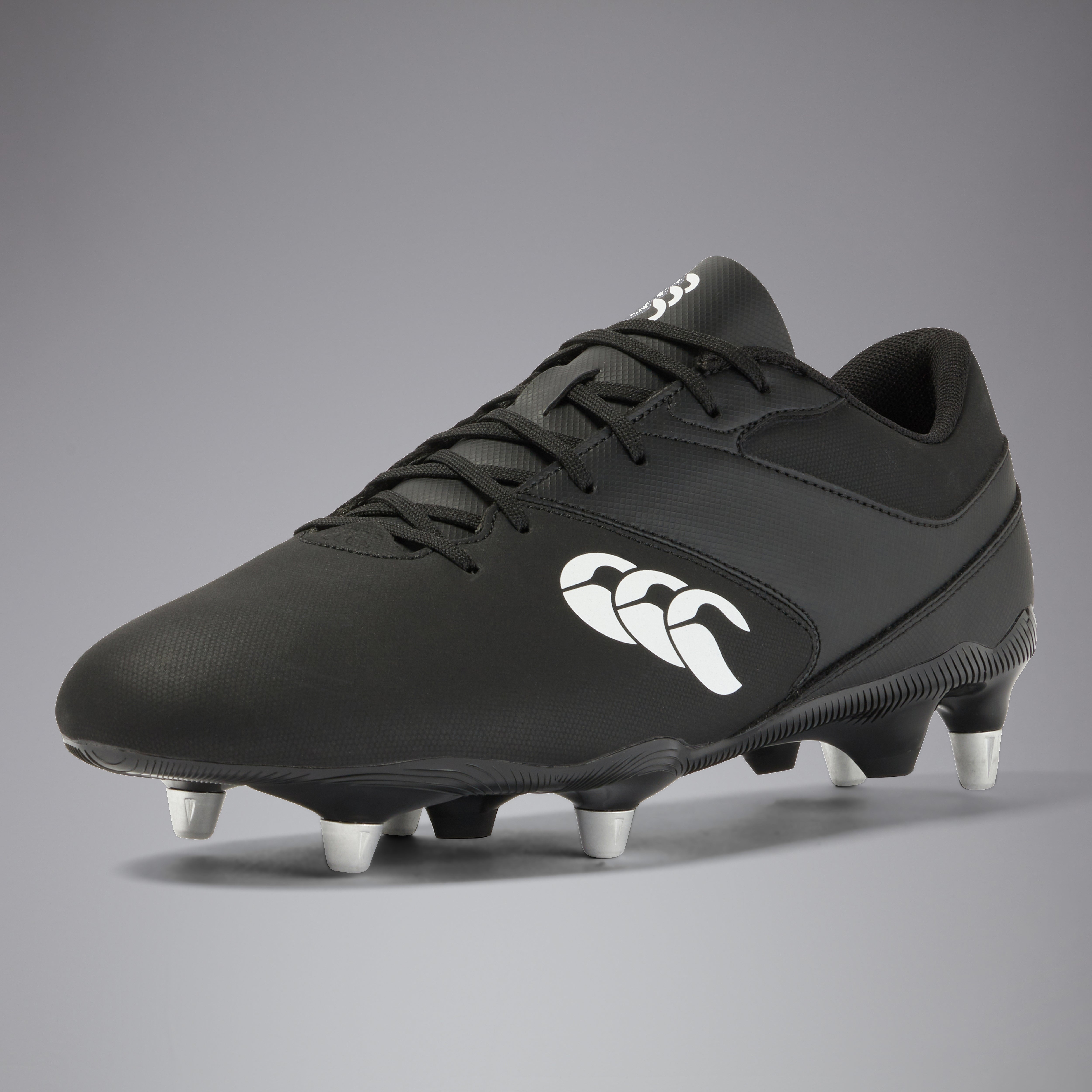 canterbury-phoenix-raze-scarpe-rugby-soft-ground-unisex-nero-bianco image 1