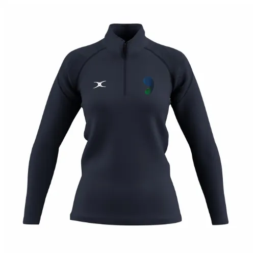 gilbert-rugby-walderslade-greenacre-pile-donna-gts-1-4-zip-blu-navy-scuro image 1